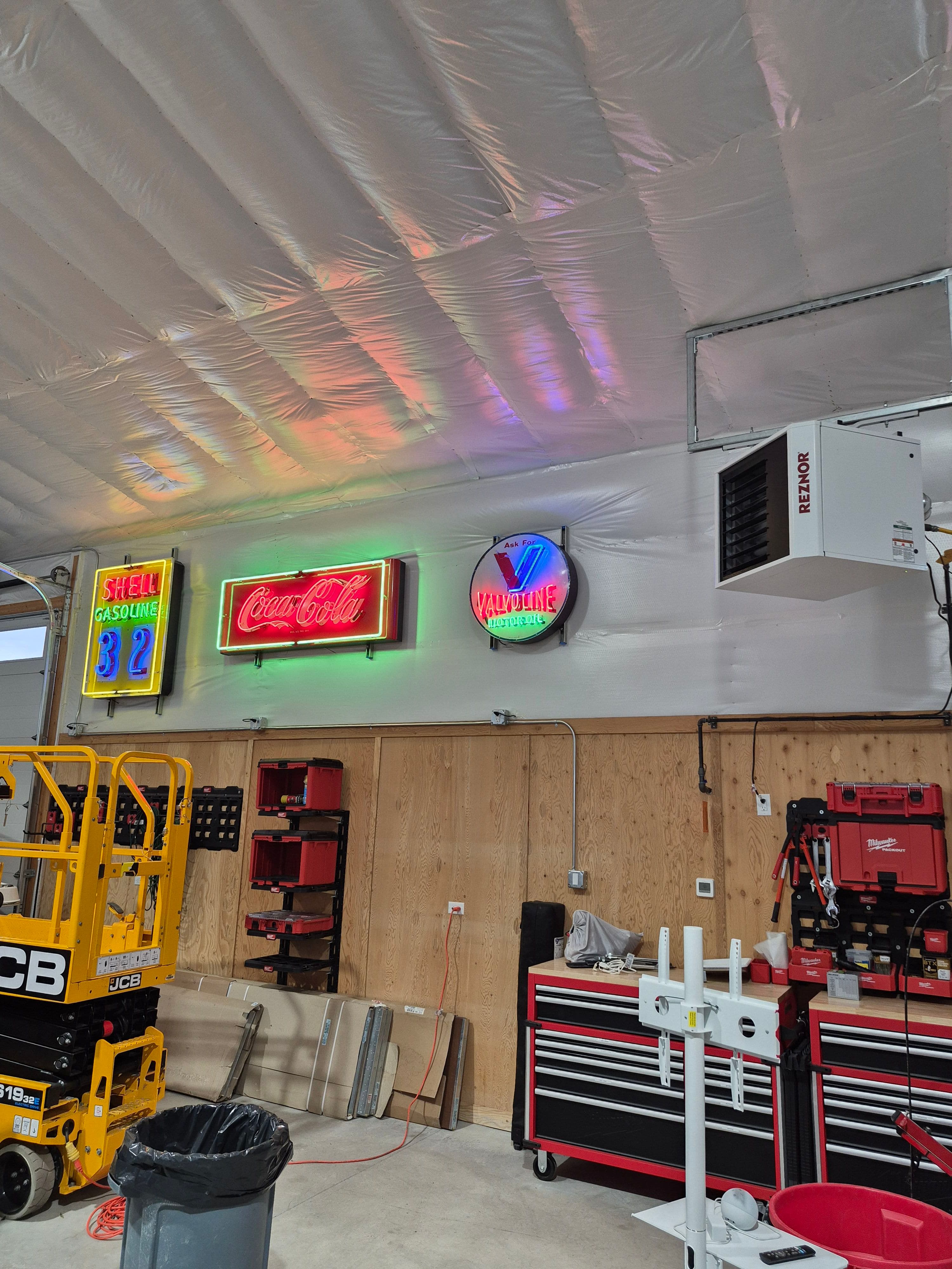 Project Garage Glow-Up with Vintage Neon Lighting image