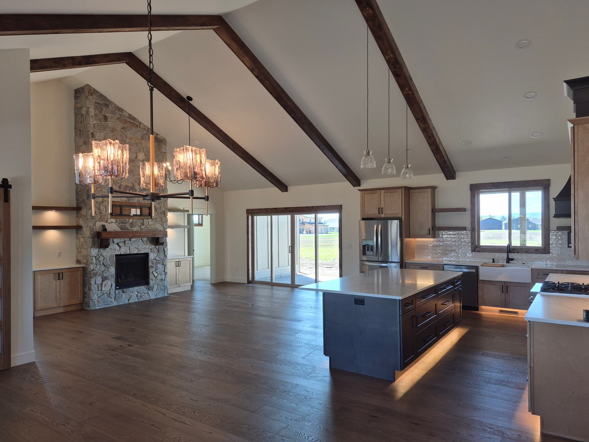 Full Home Lighting Installation on an Iron Peaks Construction Build image